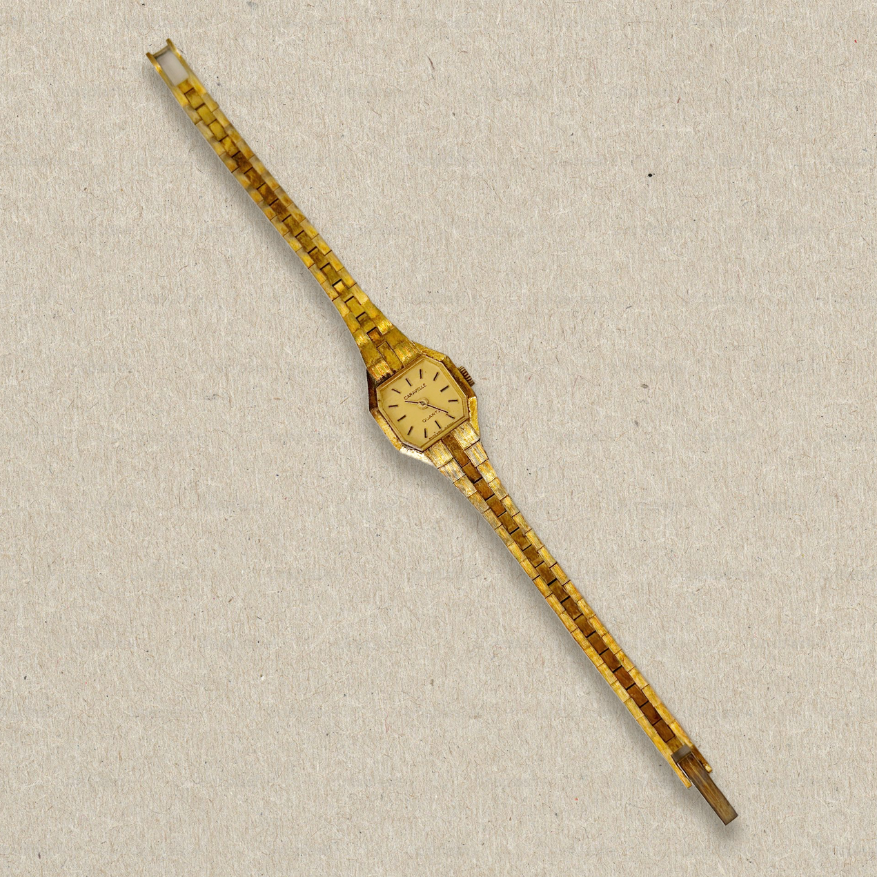 Dainty Gold Caravelle Vintage Watch