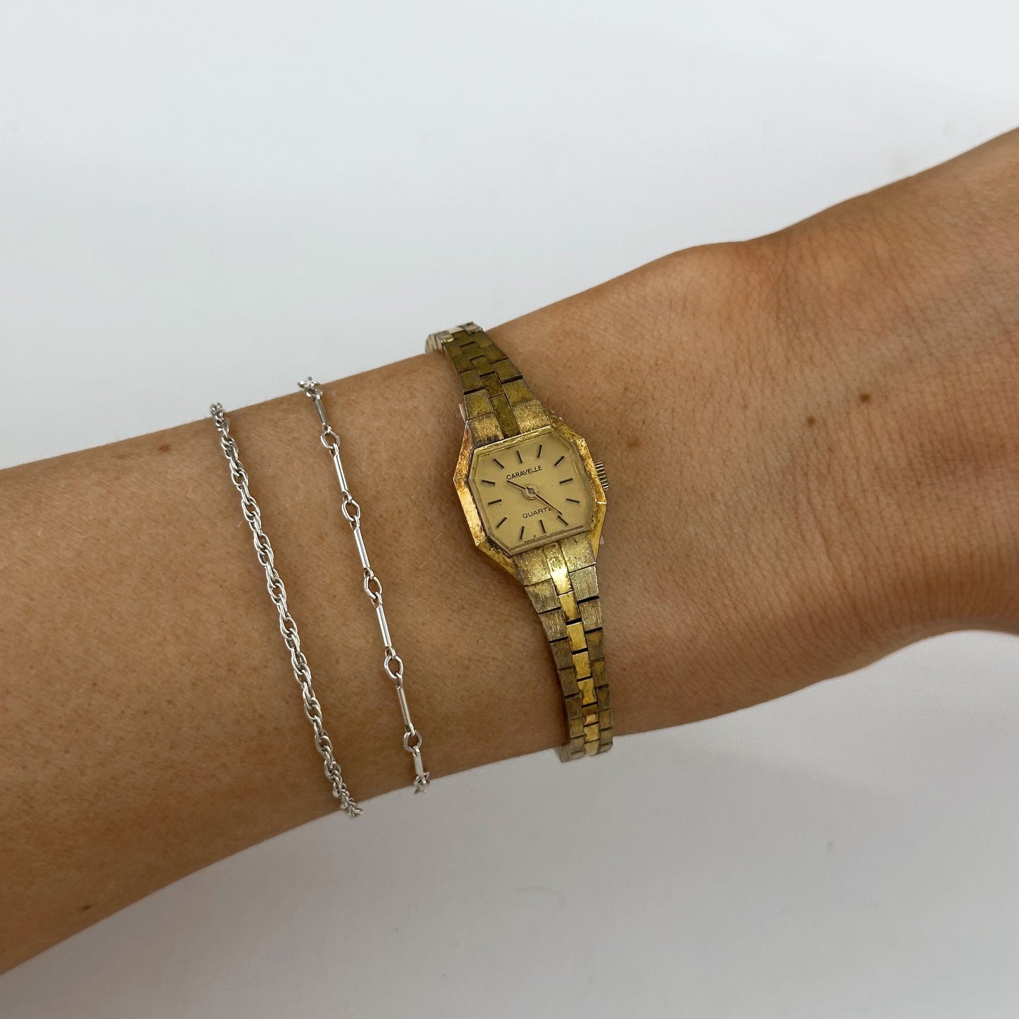 Dainty Gold Caravelle Vintage Watch