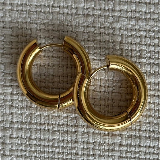 Large Gold Earrings Base