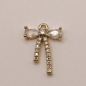 Crystal Bow Charm