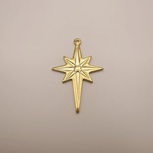 Large North Star Charm