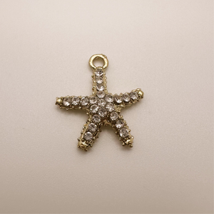 Crystal Starfish Charm