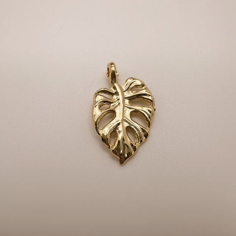 Monstera Leaf Charm