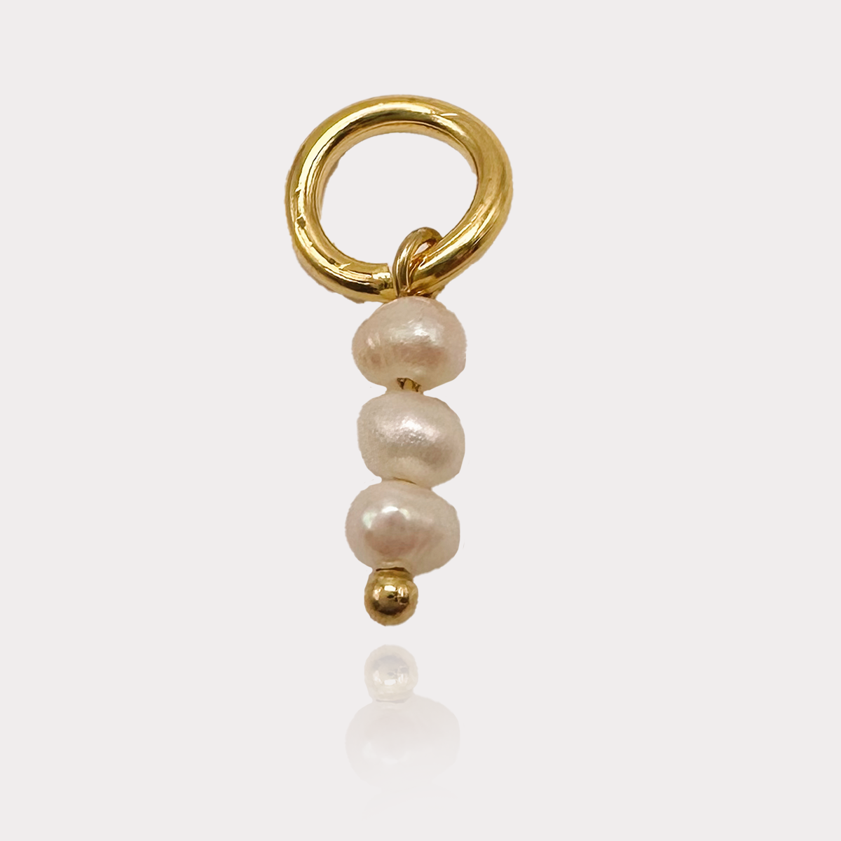 Dainty Pearl Stack Charm