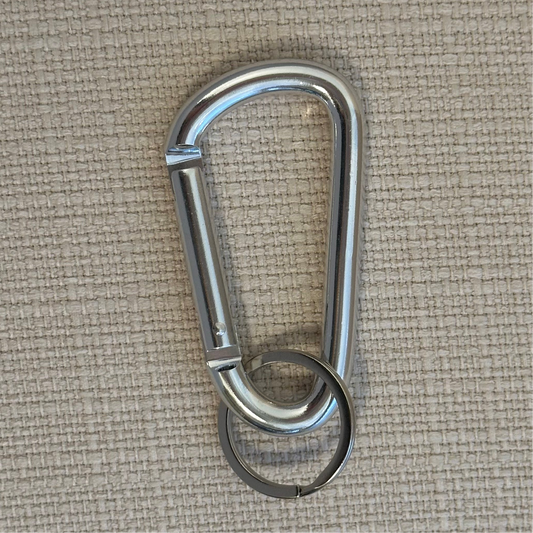 Silver Carabiner Keychain Base