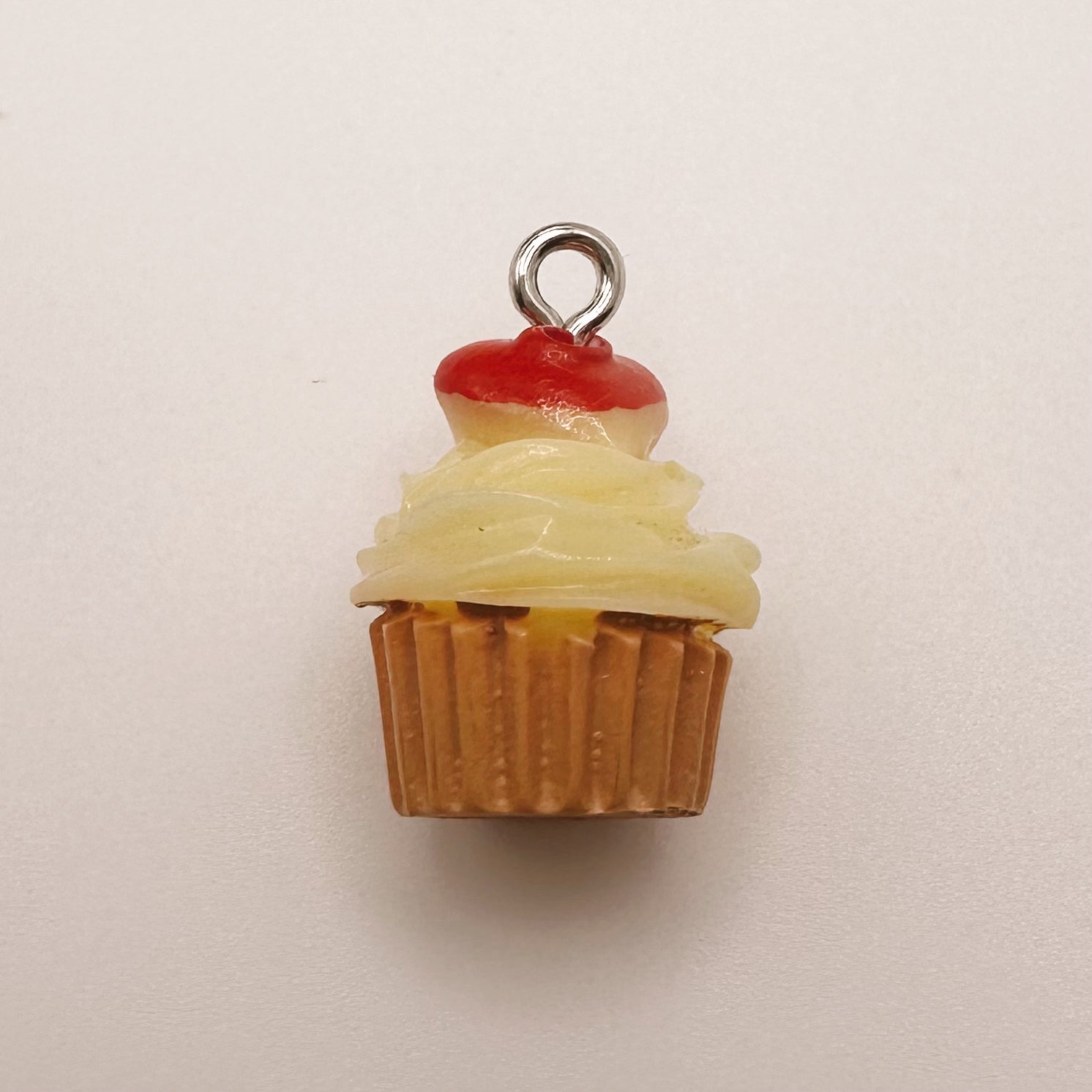 Yellow Cupcake Charm