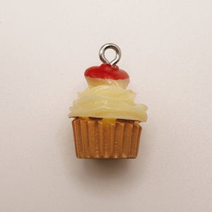 Yellow Cupcake Charm