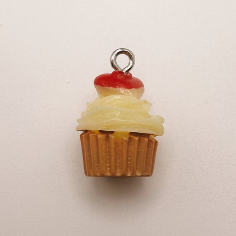 Yellow Cupcake Charm