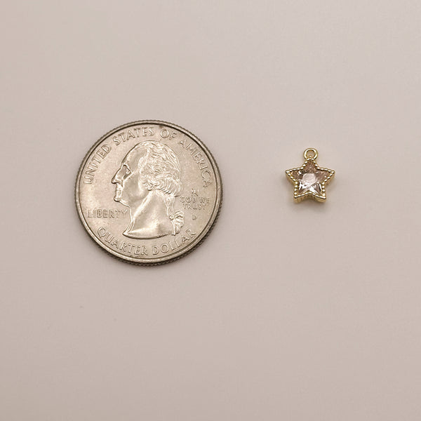 Crystal Star Charm