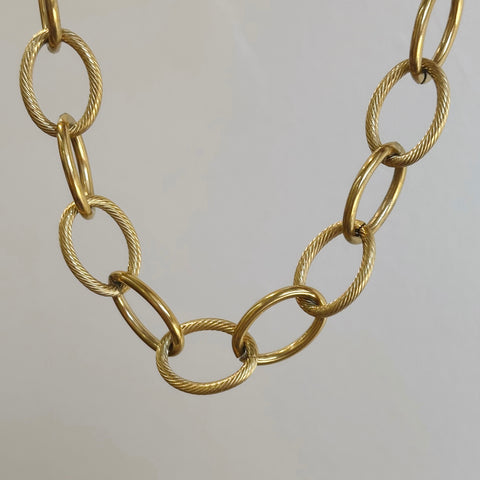 Chunky Oval Necklace Base