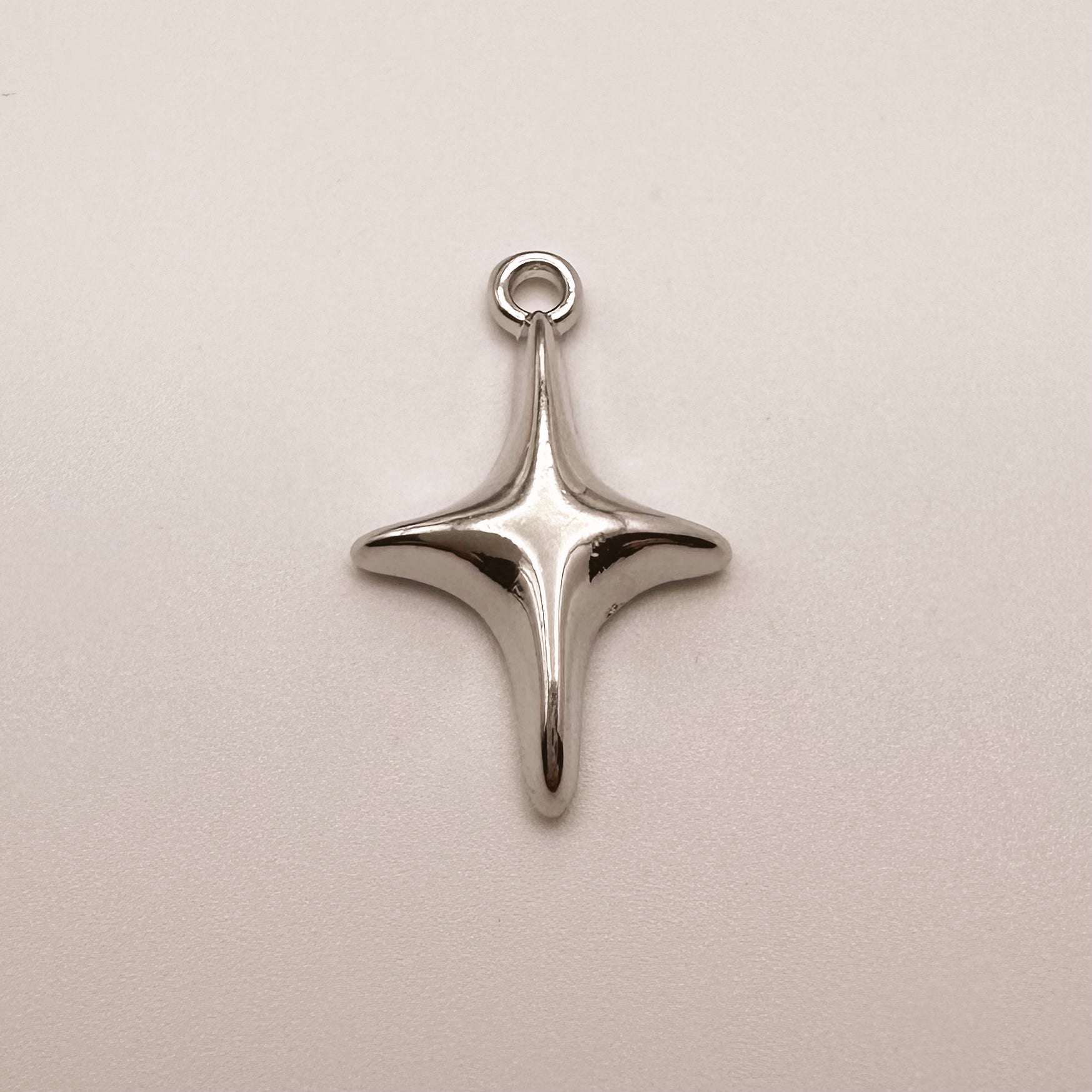 Silver Star Charm