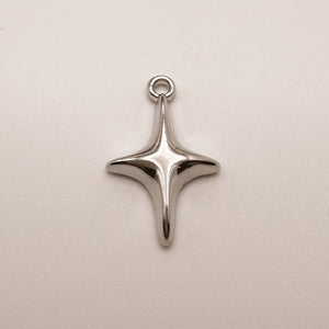 Silver Star Charm