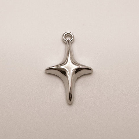 Silver Star Charm