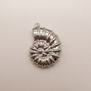 Silver Shell Charm