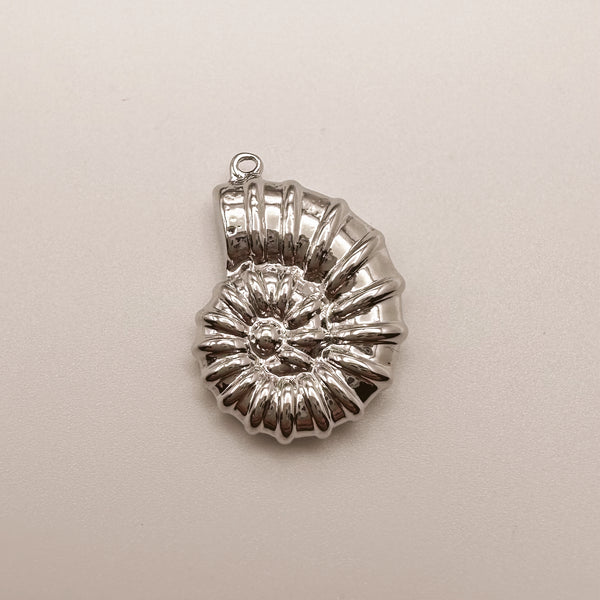 Silver Shell Charm