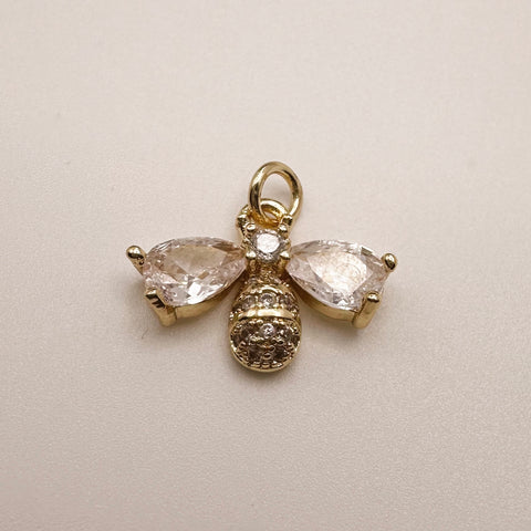 Crystal Bee Charm