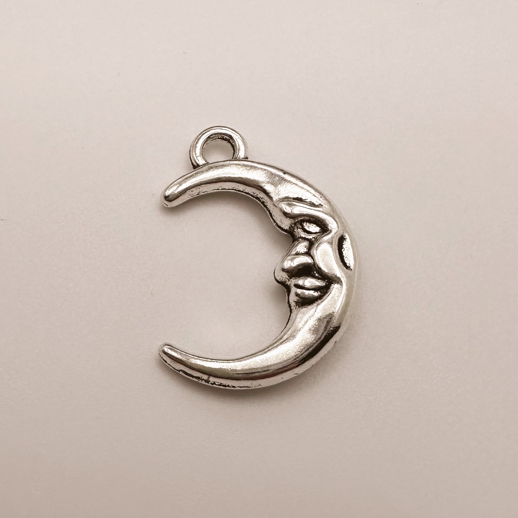 Silver Moon Charm