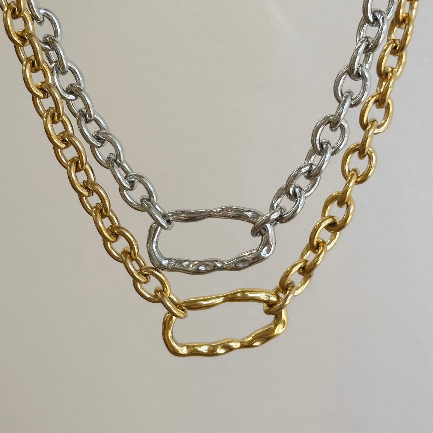 Oval Buckle Necklace Base