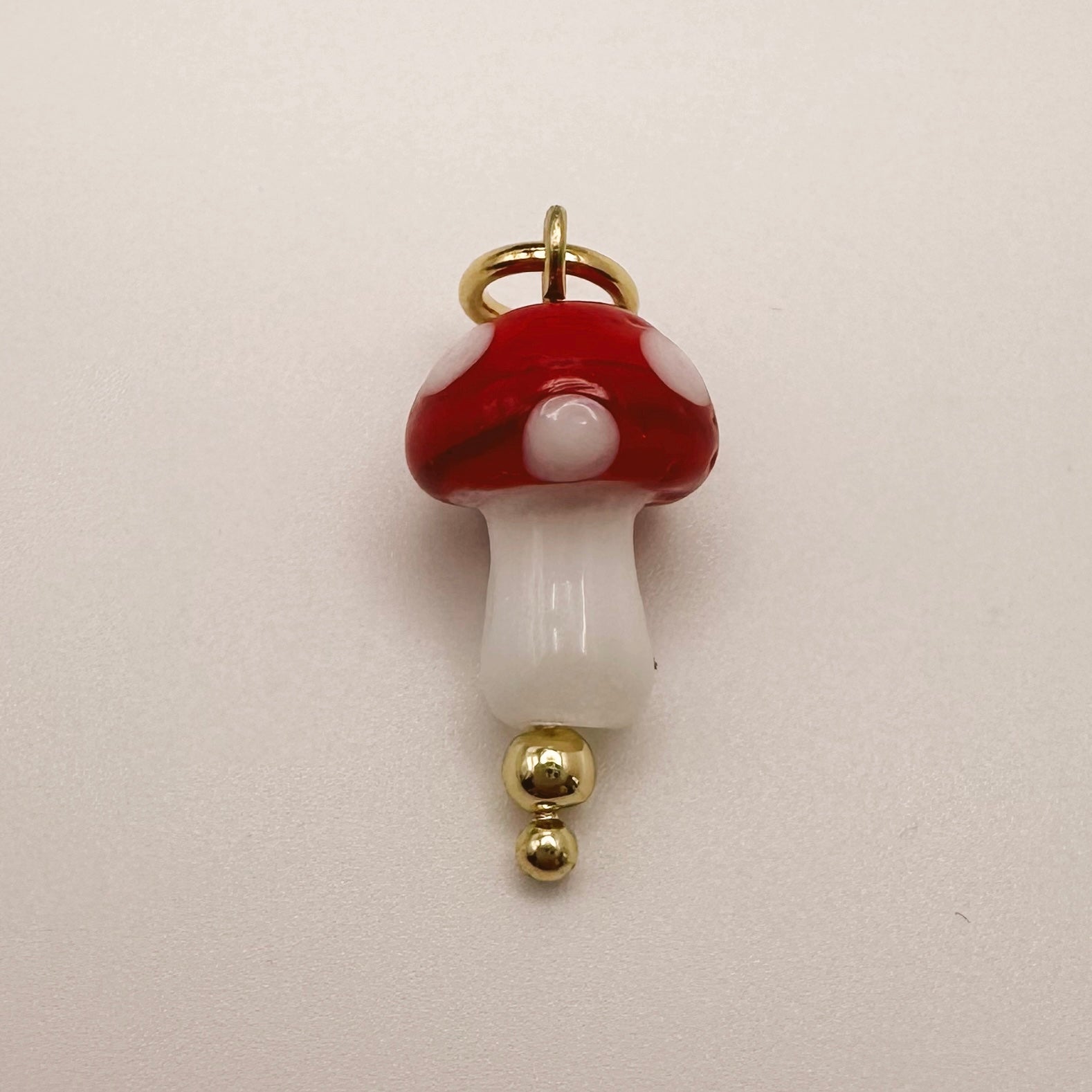 Ceramic Mushroom Charm