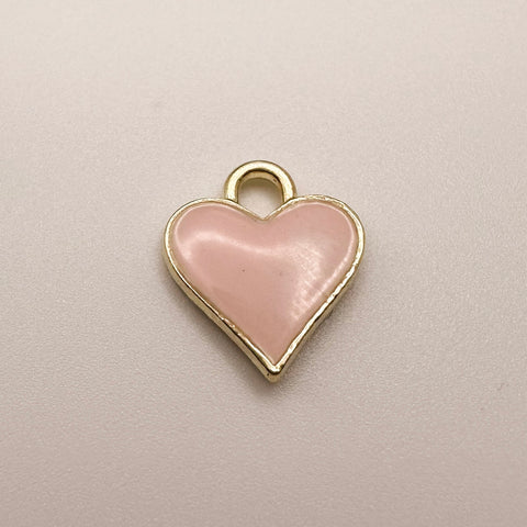 Pink Enamel Heart