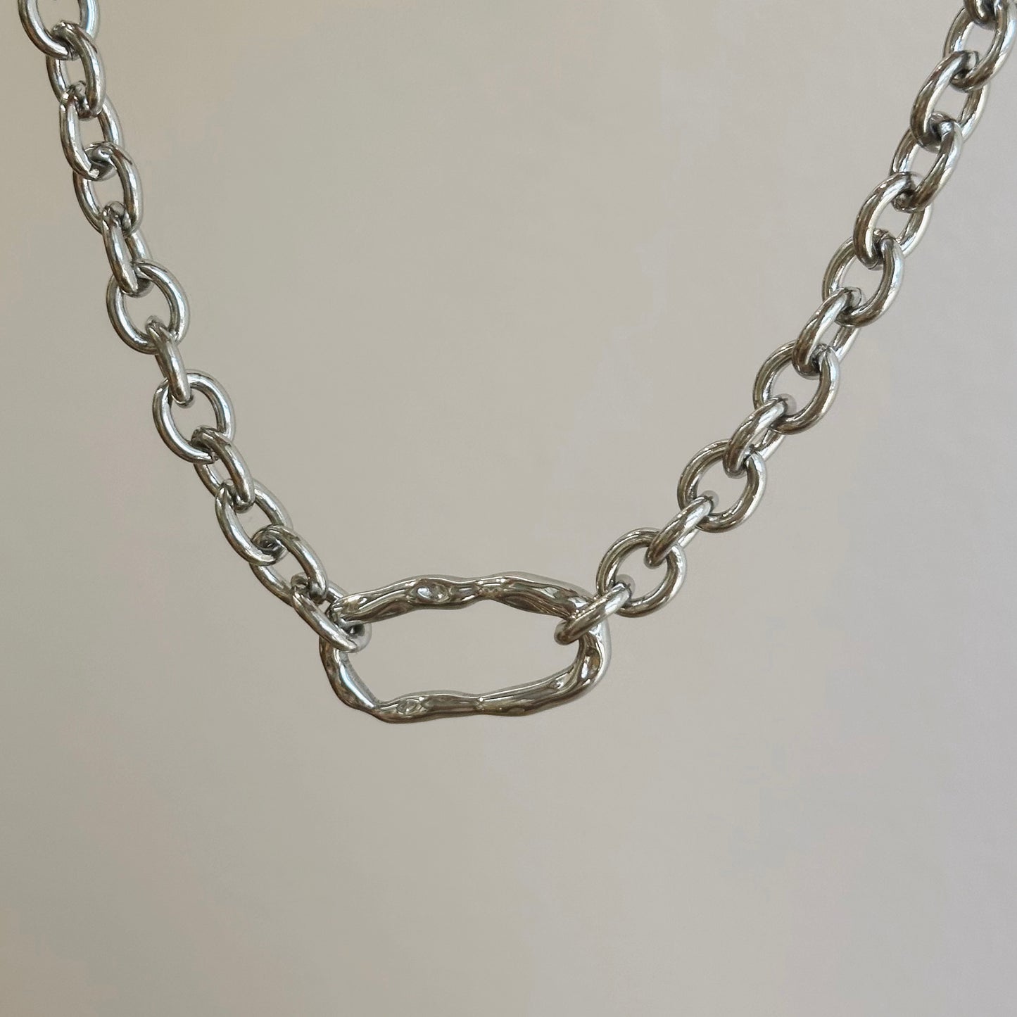 Oval Buckle Necklace Base