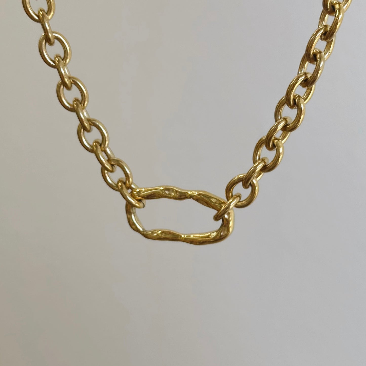 Oval Buckle Necklace Base