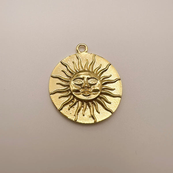 Sun Coin Charm