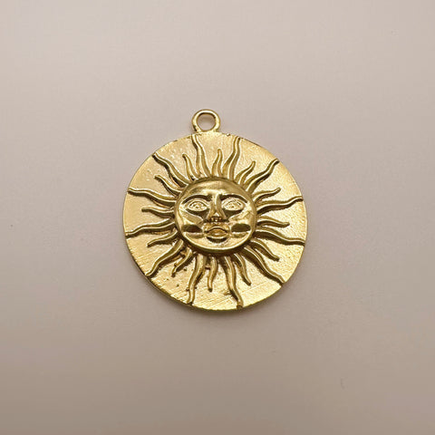 Sun Coin Charm