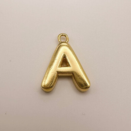 Large Bubble Letter Charm