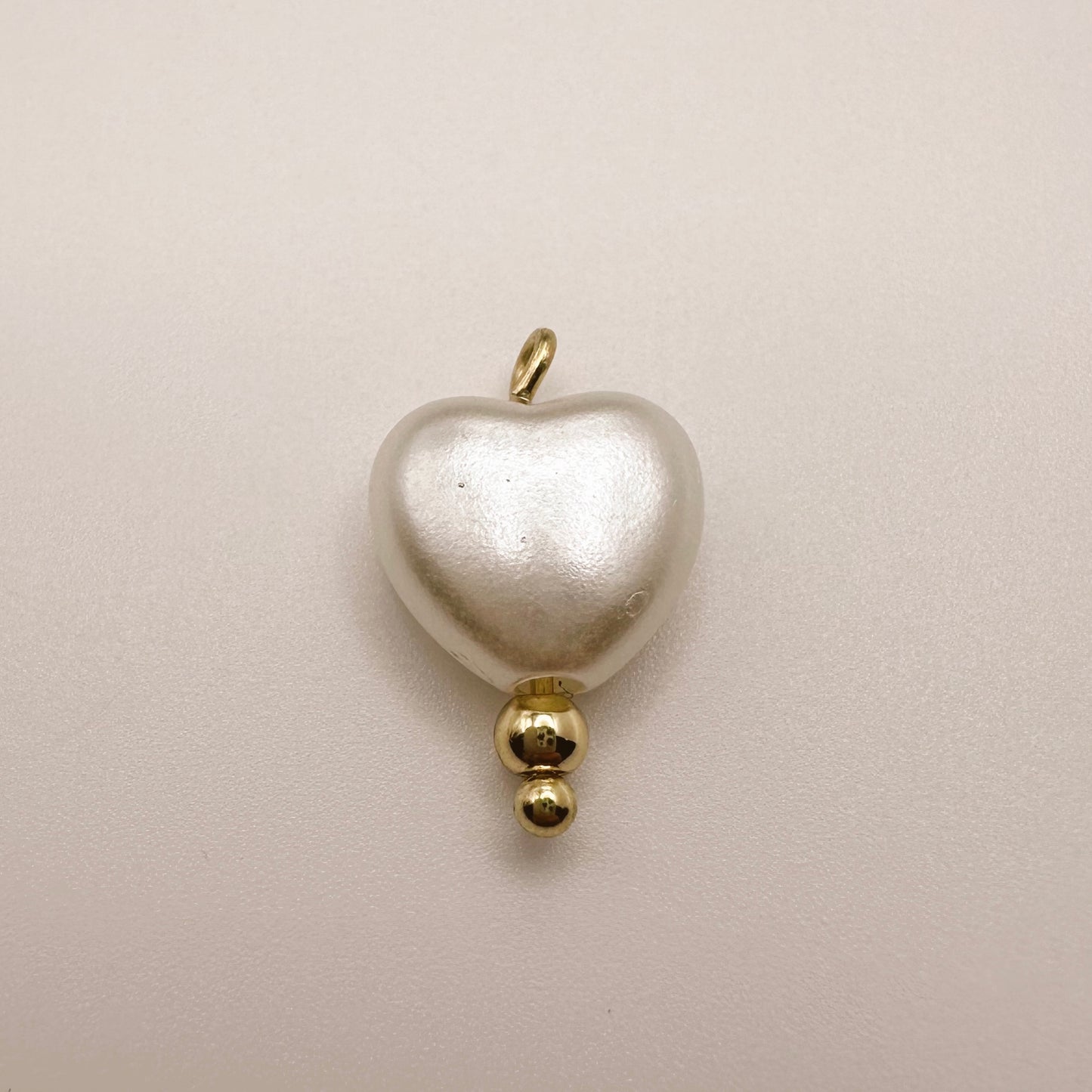 Pearl Heart Charm