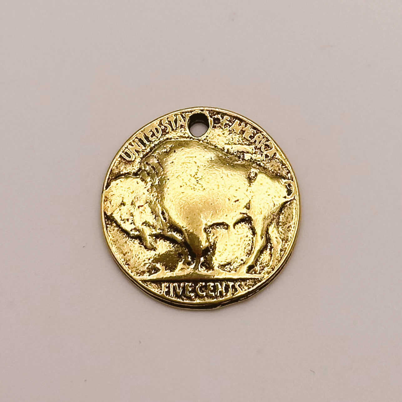 Buffalo Coin Charm