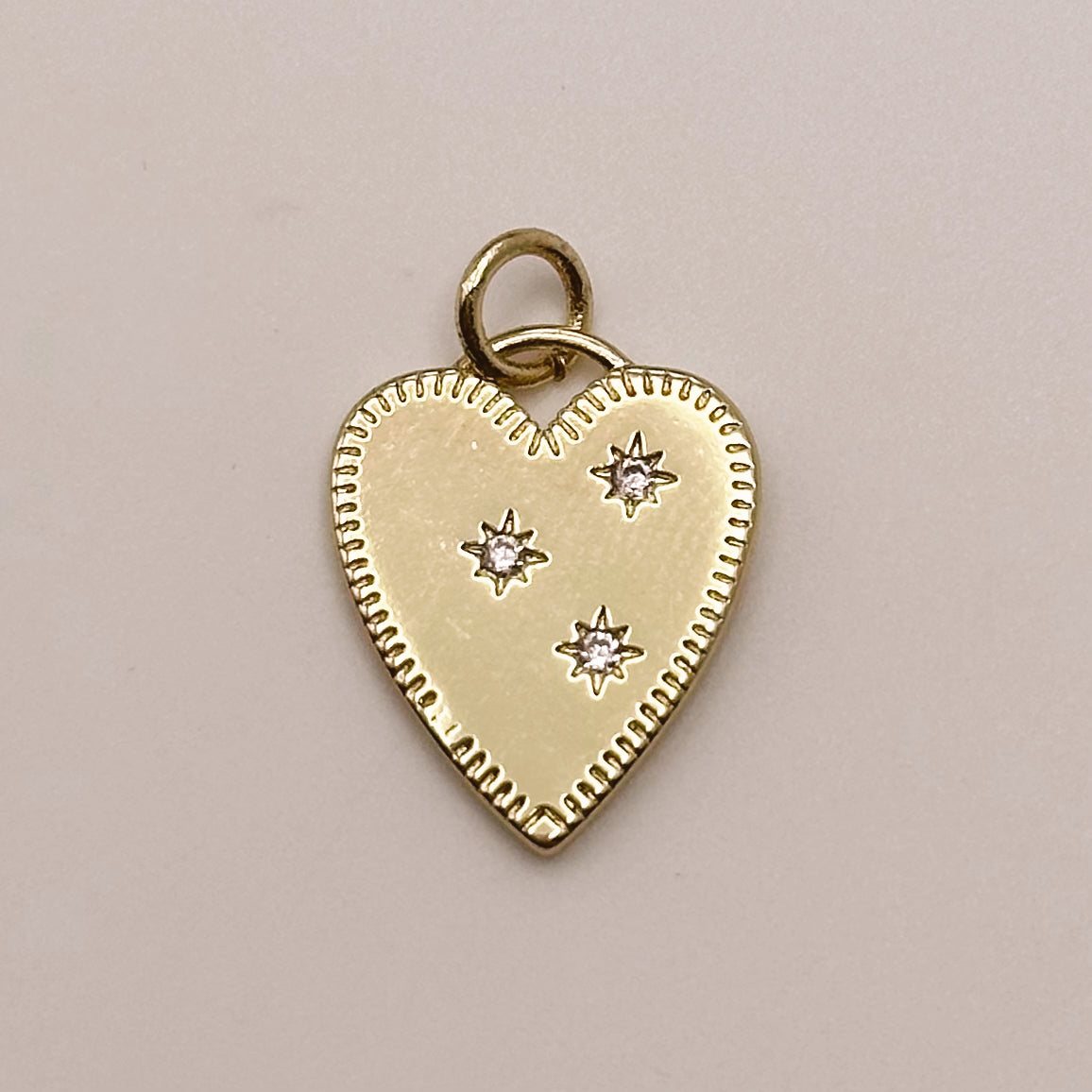 Sparkle Heart Charm