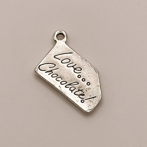 Silver Chocolate Charm