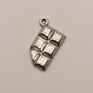 Silver Chocolate Charm