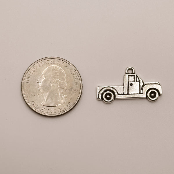 Silver Truck Charm