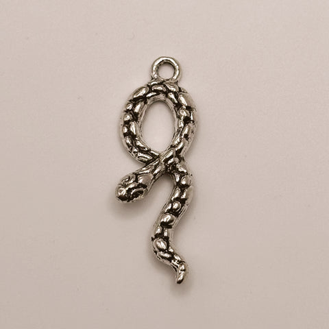 Silver Snake Charm