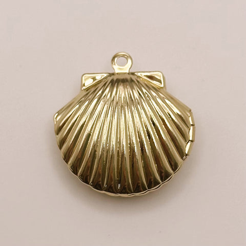 Shell Locket Charm