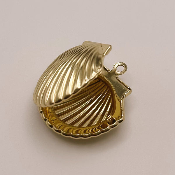 Shell Locket Charm