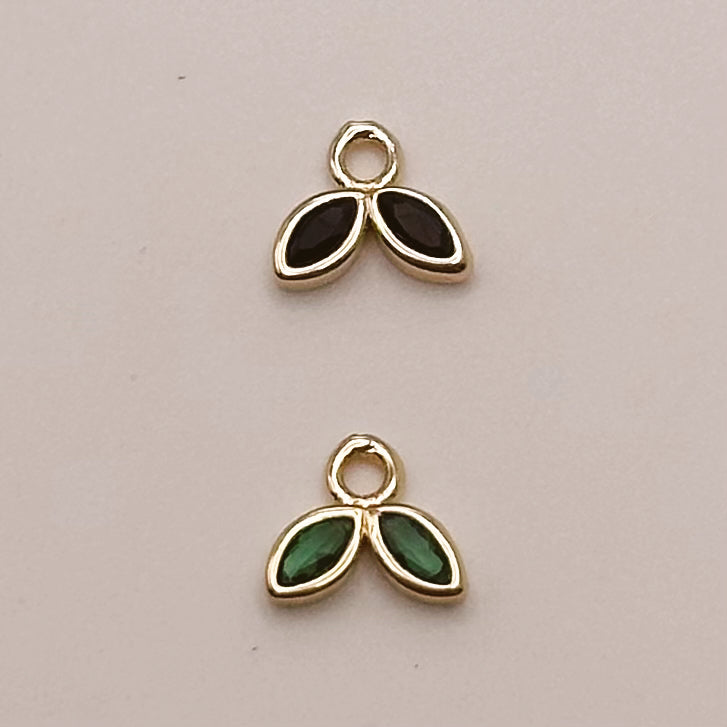 Tiny Leaf Charm