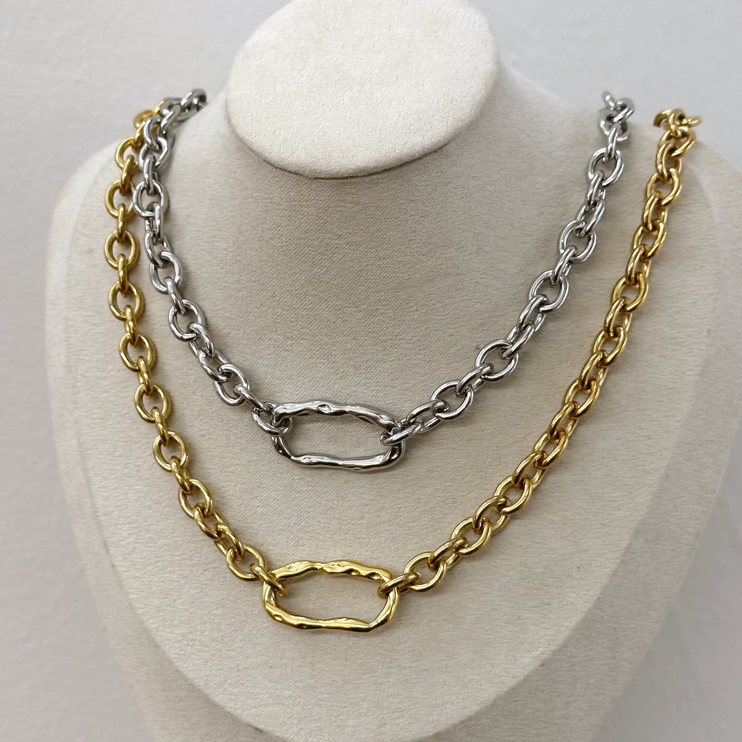 Oval Buckle Necklace Base