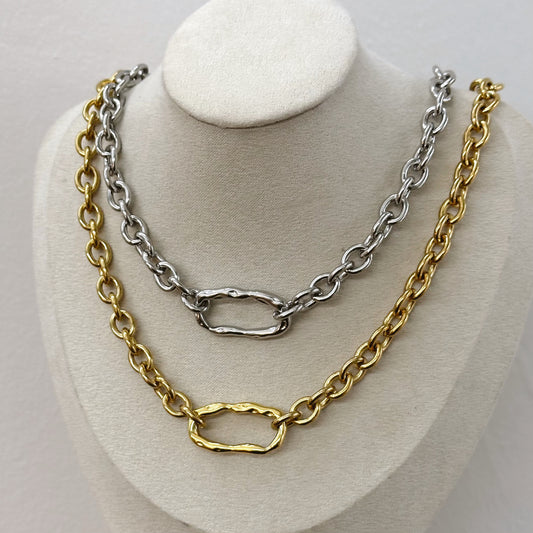 Oval Buckle Necklace Base