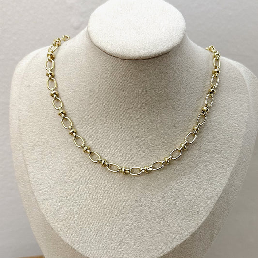 Gold Filled Oval Link Necklace Base