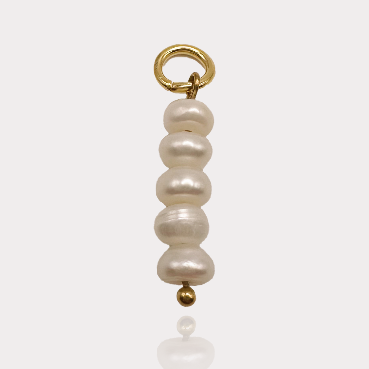 Stacked Pearls Charm