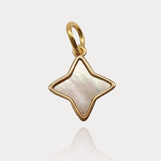 Pearl Star Charm