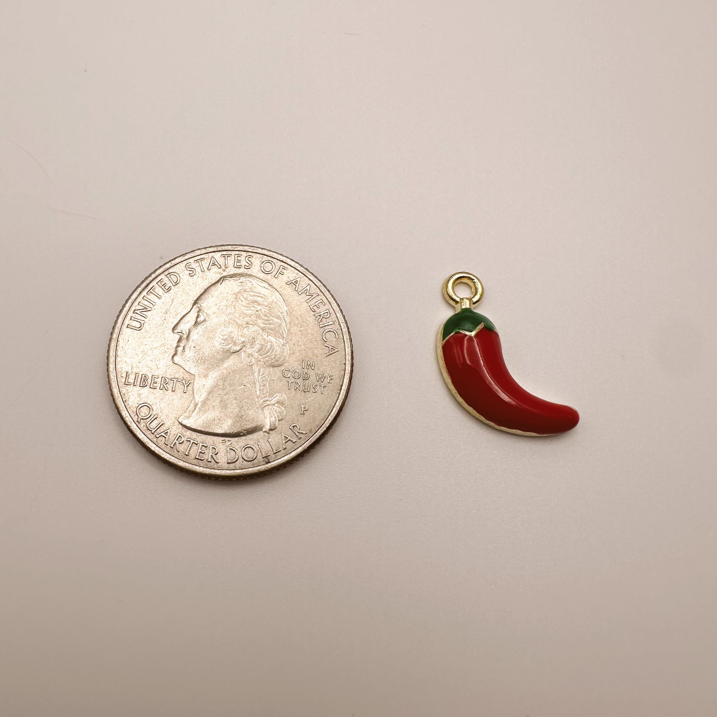 Enamel Chili Charm