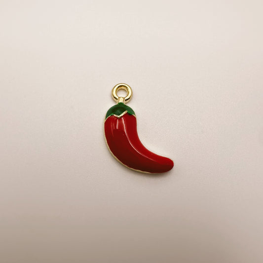 Enamel Chili Charm