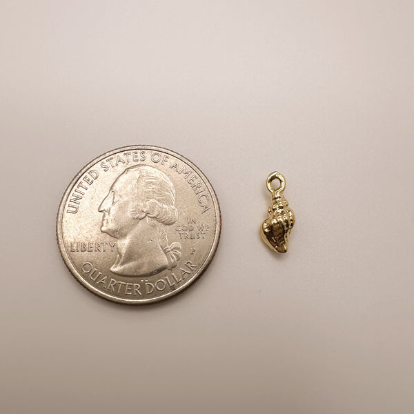 Dainty Conch Shell Charm