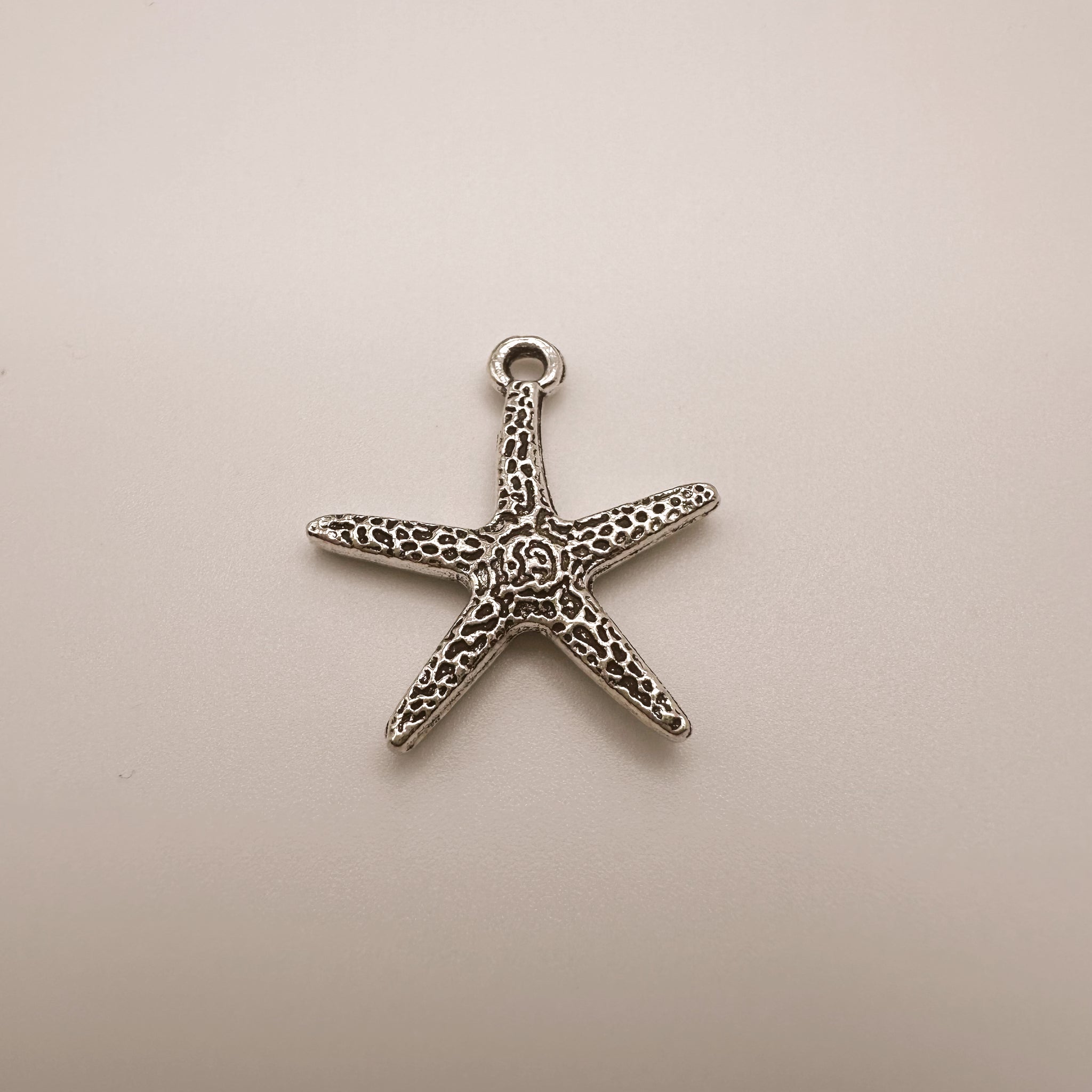 Silver Starfish Charm