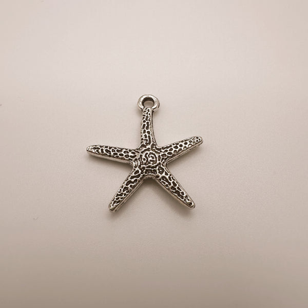 Silver Starfish Charm