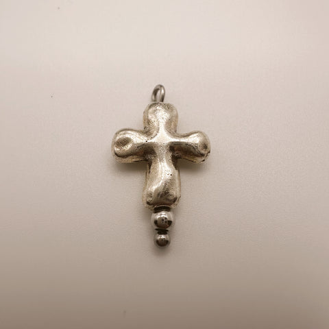 Silver Cross Charm